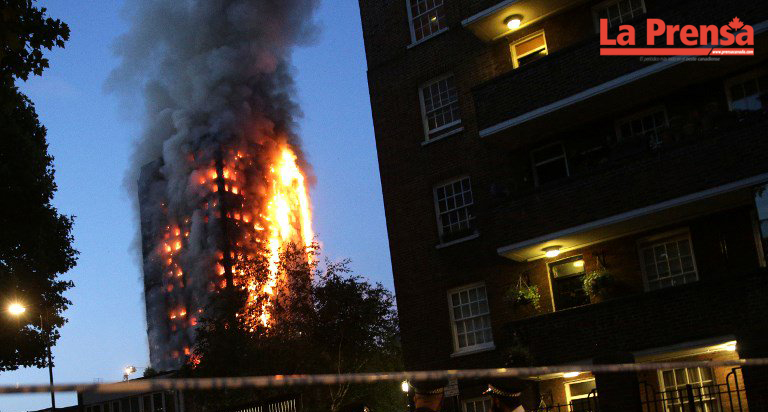 Incendio en Londres