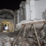 Iglesia colapsó durante terremoto