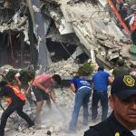 Labores de rescate tras terremoto en México