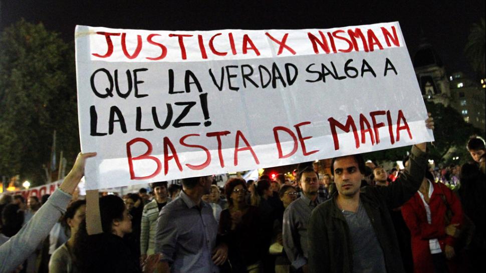 Protestas por la muerte de Nisman