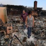 Casas consumidas en su totalidad por el incendio Thomas