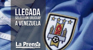 Llegada de la selección Uruguay a Venezuela