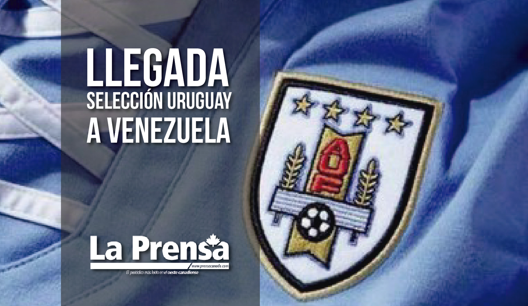 Llegada de la selección Uruguay a Venezuela