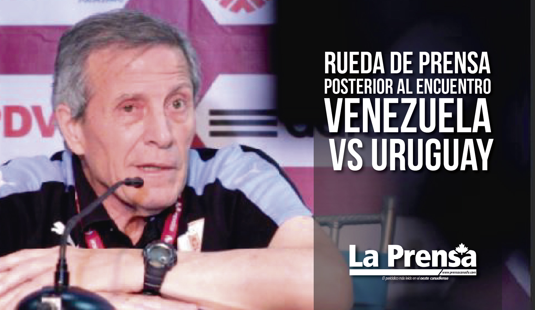 Rueda de prensa posterior al encuentro Venezuela vs Uruguay