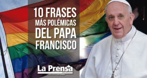 10 frases más polémicas del Papa Francisco