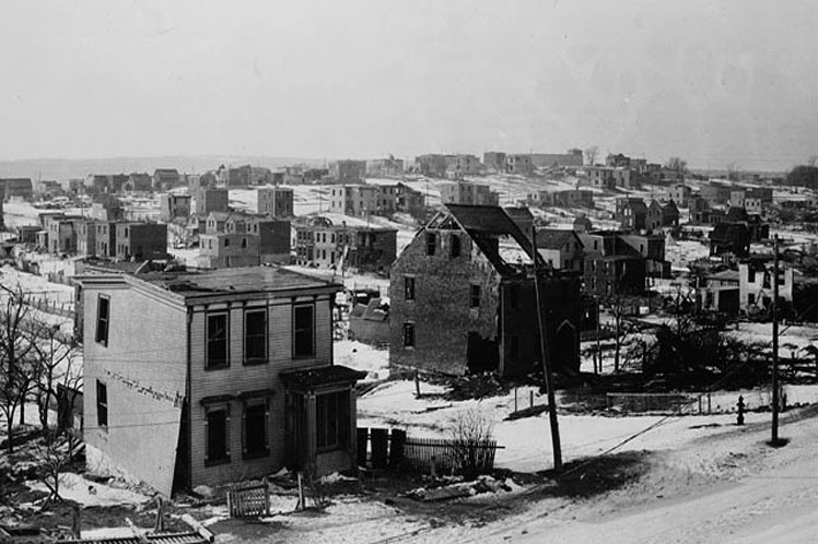 Imágenes de la destrucción que dejó la explosión en Halifax