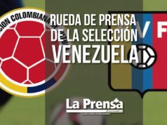 Rueda de prensa de la selección Venezuela