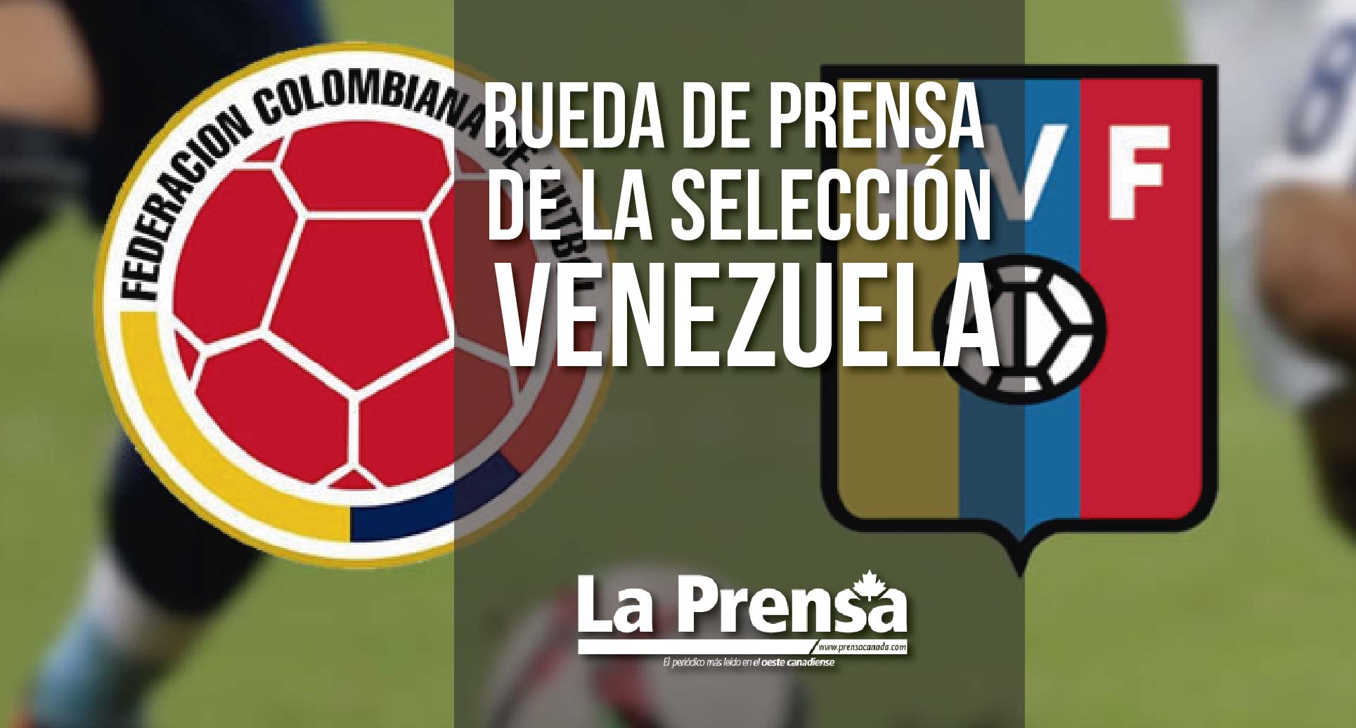 Rueda de prensa de la selección Venezuela