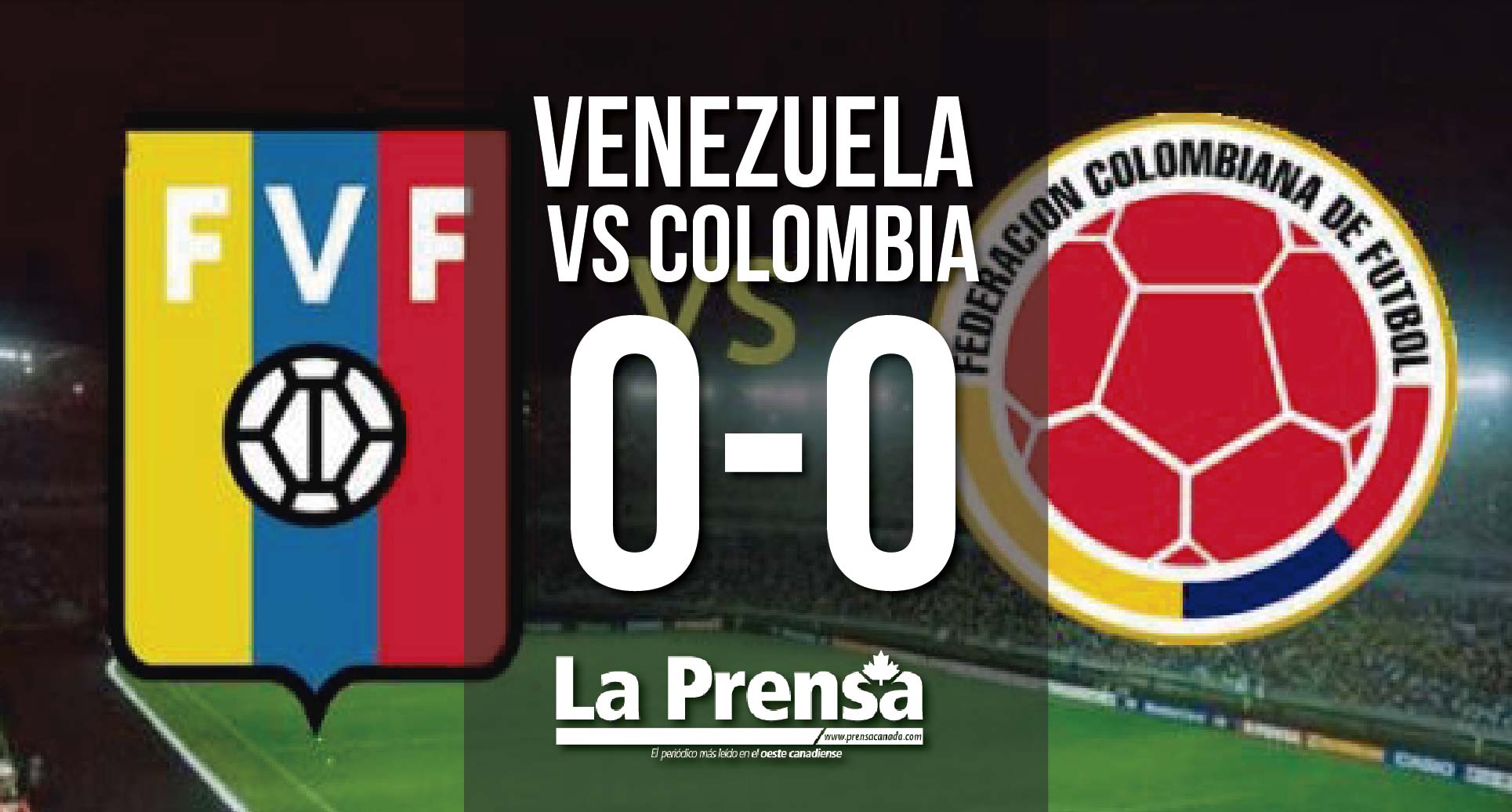 Venezuela vs Colombia 0-0