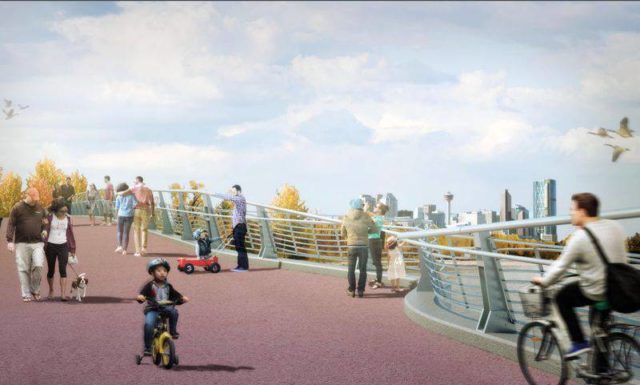 Se abre el nuevo puente del zoológico, reconectando Bridgeland e Inglewood