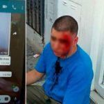 Lo fotografió con la cara ensangrentada y publicó las imágenes en las redes sociales