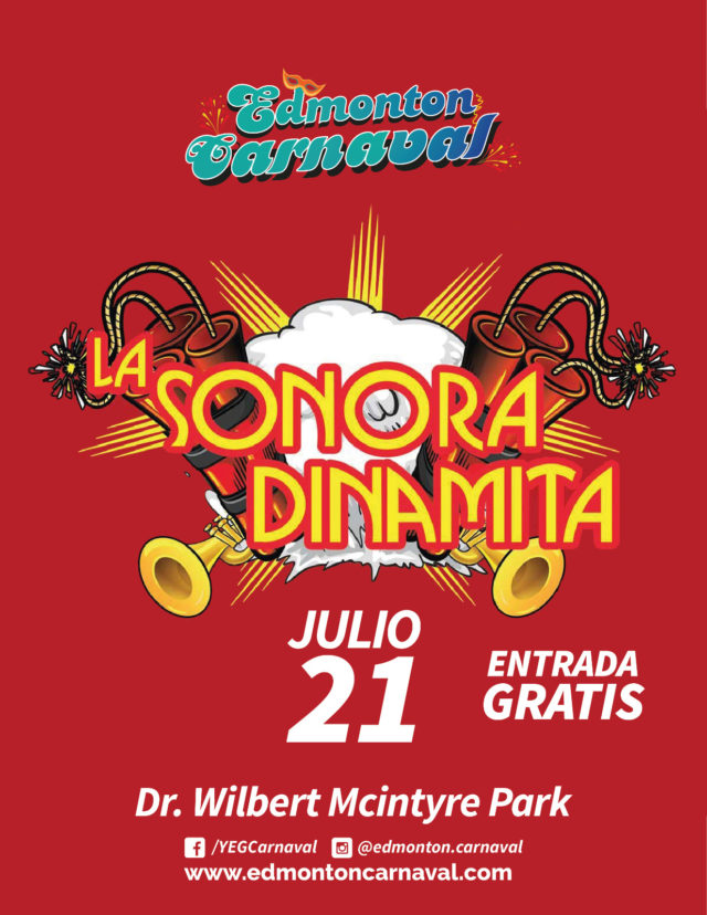 La Sonora Dinamita confirma su participación en Edmonton Carnaval