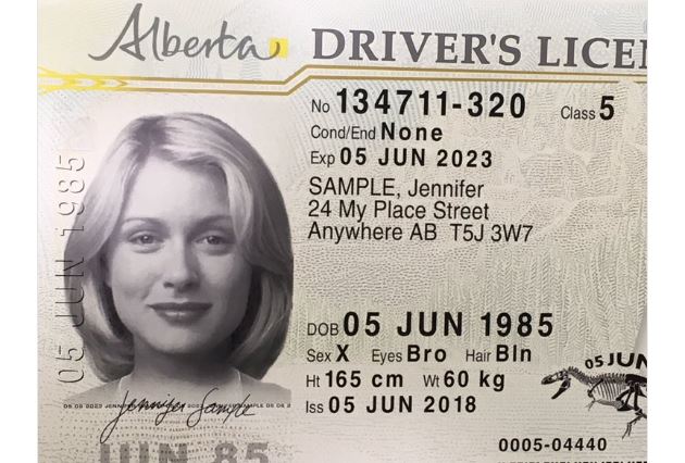 Gobierno de Alberta implementa tercera opción de sexo en identificaciones provinciales