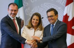 Funcionarios canadienses discuten posiciones y estrategias para reanudar negociaciones del TLCAN Funcionarios canadienses discuten posiciones y estrategias para reanudar negociaciones del TLCAN