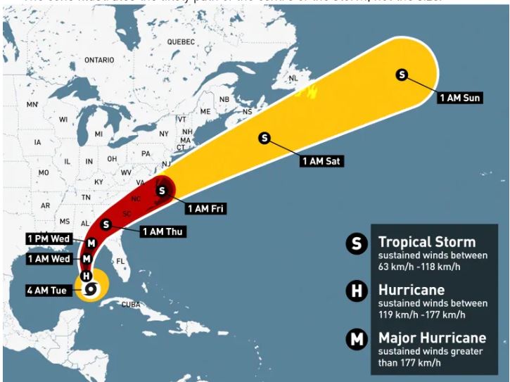 Huracán Michael se fortalece a categoría 3 a medida que avanza hacia Florida