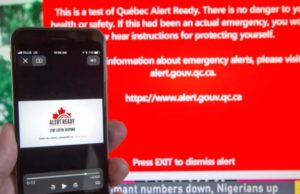 ¡No se asuste si recibe una alerta de emergencia! El sistema Alert Ready tendrá su segunda ronda de prueba hoy