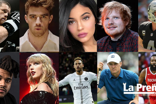 Top 10: Los famosos menores de 30, que han ganados más dinero este 2018