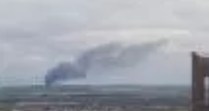 explosión de gas natural