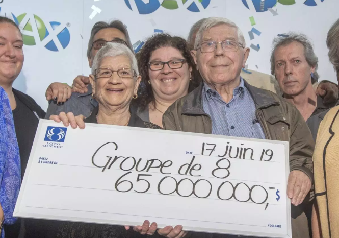 Una familia de Montreal que ganó $ 1M en 2017 se lleva a casa el premio Lotto Max de $ 65M
