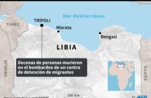 Ataque a un centro de detención en Libia deja más de 40 migrantes muertos