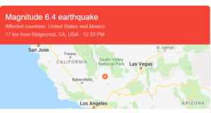 Terremoto de magnitud 6.4 golpea el sur de California